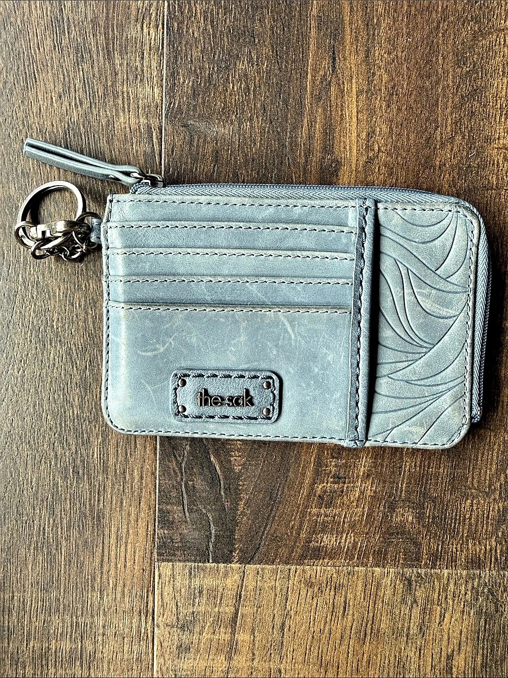 The Sak Iris Card Wallet Blue